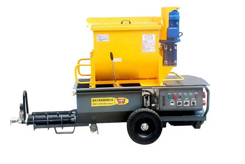 JP90-Z plaster spraying machine for mortar cement concrete gypsum lime Maria glass with audio mixer