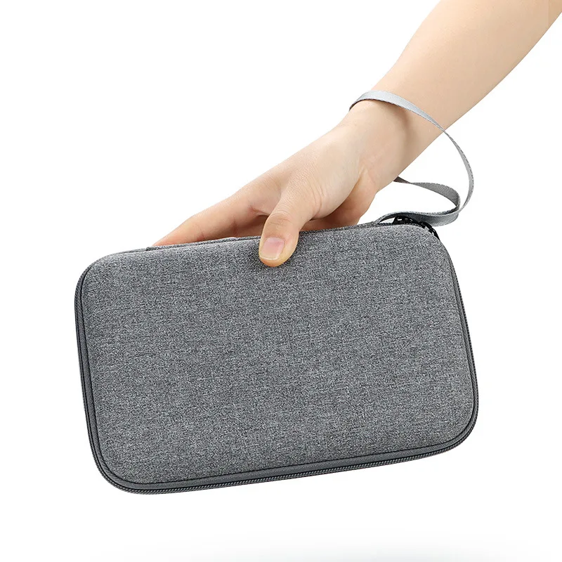 High Quality Hard Shell Eva Travel Accessories Travel Pouch Organizer Bags Data Cable Usb Flash Drive Power Bank Storage Box