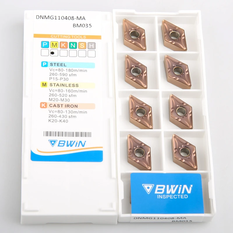 Inserto Dnmg 1104 Insert 160404-Gm Turning Insert Tungsten Carbide Tip Dnmg110408  Dnmg 150608 150604 110404 110408