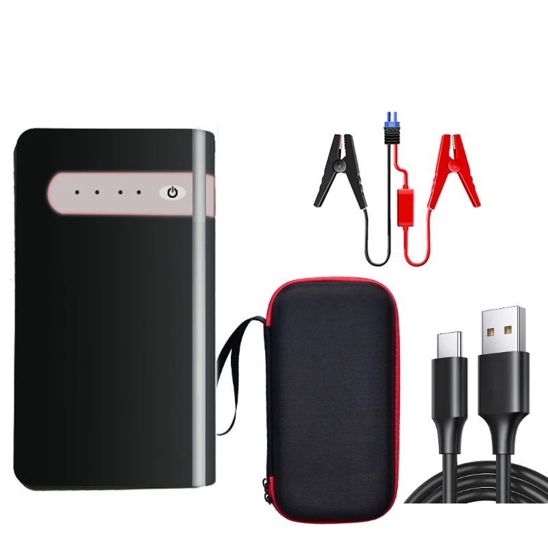 4 in 1 type Jump Starter 12v 12800mAh Multi-function Car Jump Starter with Air compressor battery jump starter