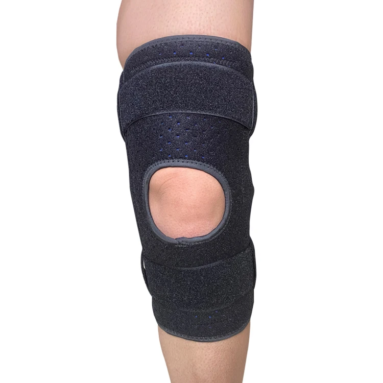 Professional Protection Patella Knee Support Orthopedic Adjustable Open Patella Noprene Adjustable Hinged Knee Wrap