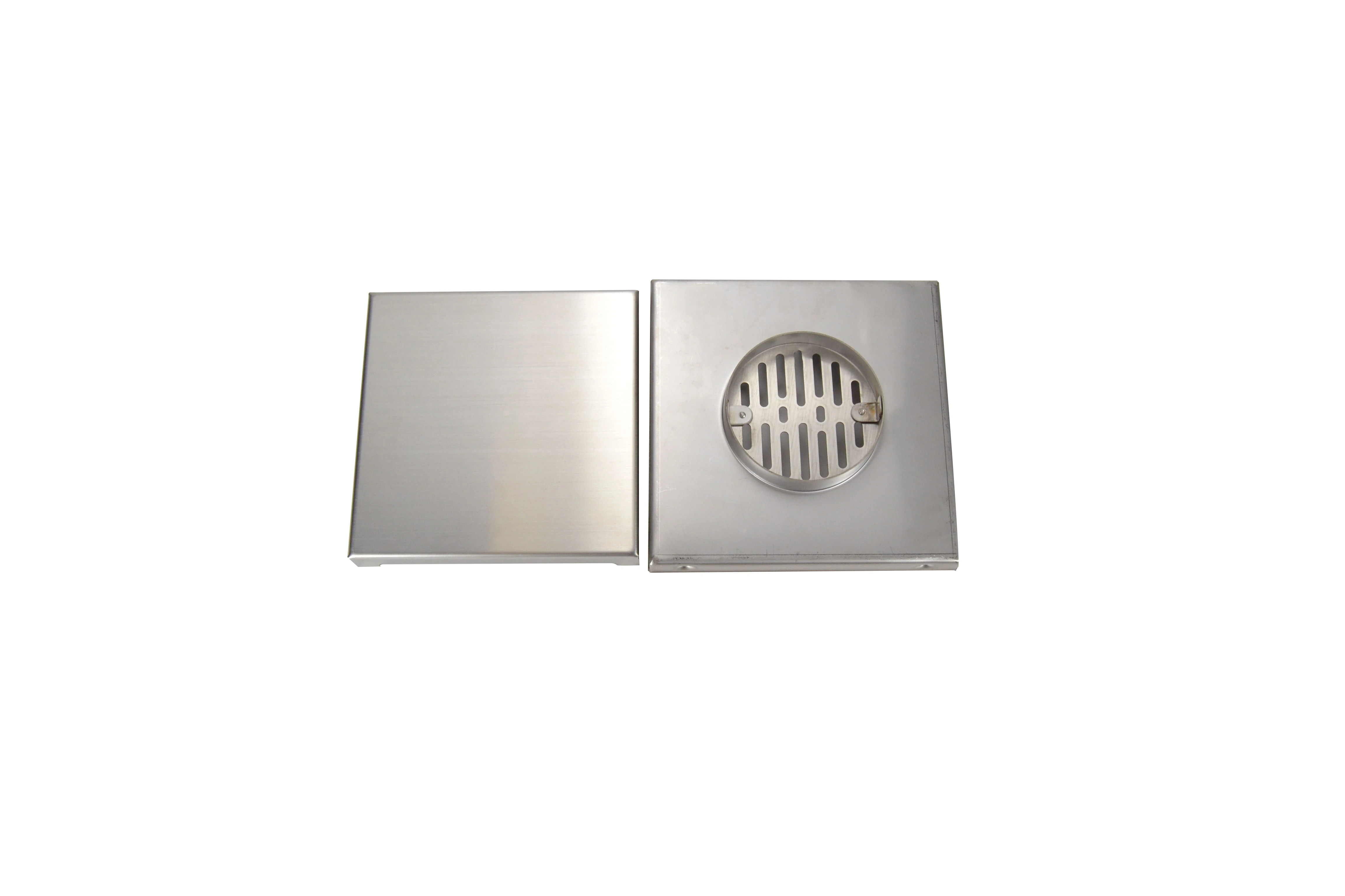 200*200mm big size mirror polished type balcony outdoor floor drain for outside use not tile insert square drain cover