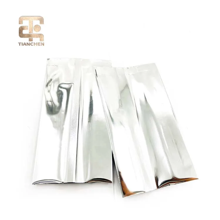 Wholesale Custom Food Packaging Storage Plastic Vacuum Bags Silver Aluminium Foil Bags