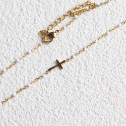 Thin Chain On The Neck Minimalist Pendant Jewelry Chocker Collar For Girl Women Neck Chain Cute Cross Choker Necklace