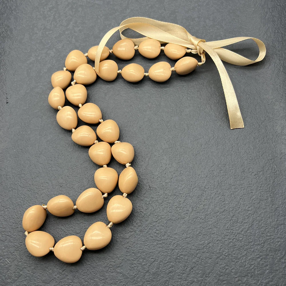 Graduation Acrylic Shell Leaf Necklace Graduation Honor Ribbon Garland