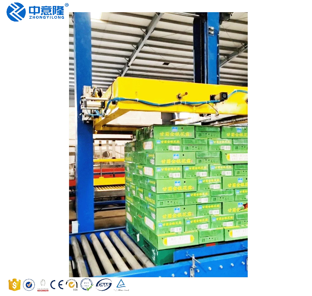 Factory Price Automatic Customized Box Bag Case Automatic Gantry Rack Palletizer Machine Carton manufacturers