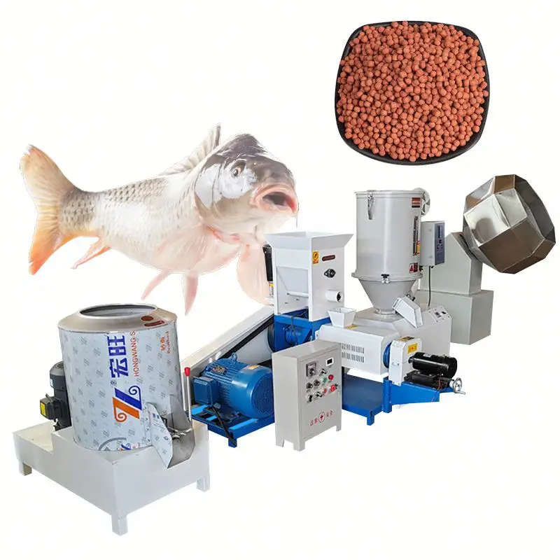 Customization Complete Fertilizer Pellet Small Shrimp Feed machine Food Granules Animal Feed Granulate Production Line For Sale