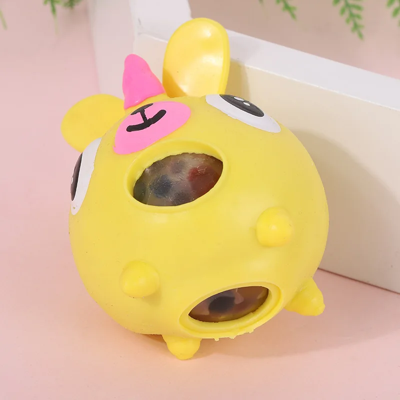 TPR Cartoon pressure ball stress eliminate fidget toys extrusion stress toys child gift