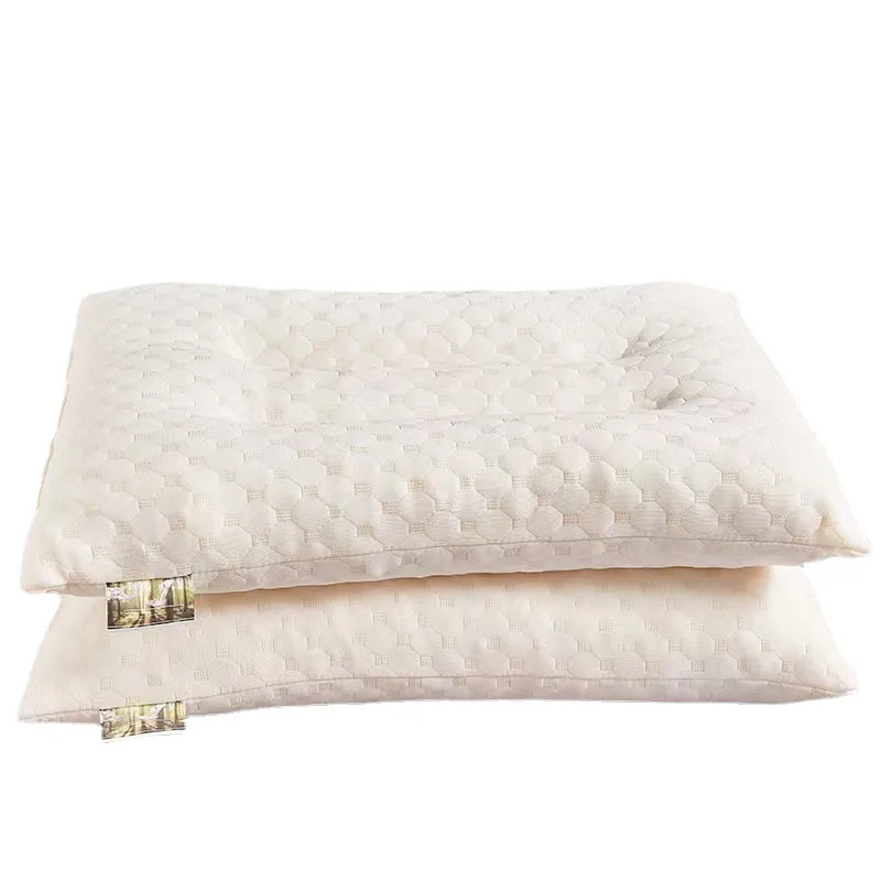 Цены по прейскуранту завода-изготовителя дешевая оптовая продажа Массажная подушка для шеи тайская латексная подушка высокого качества 5 звездочный отель кровать Hilton подушка