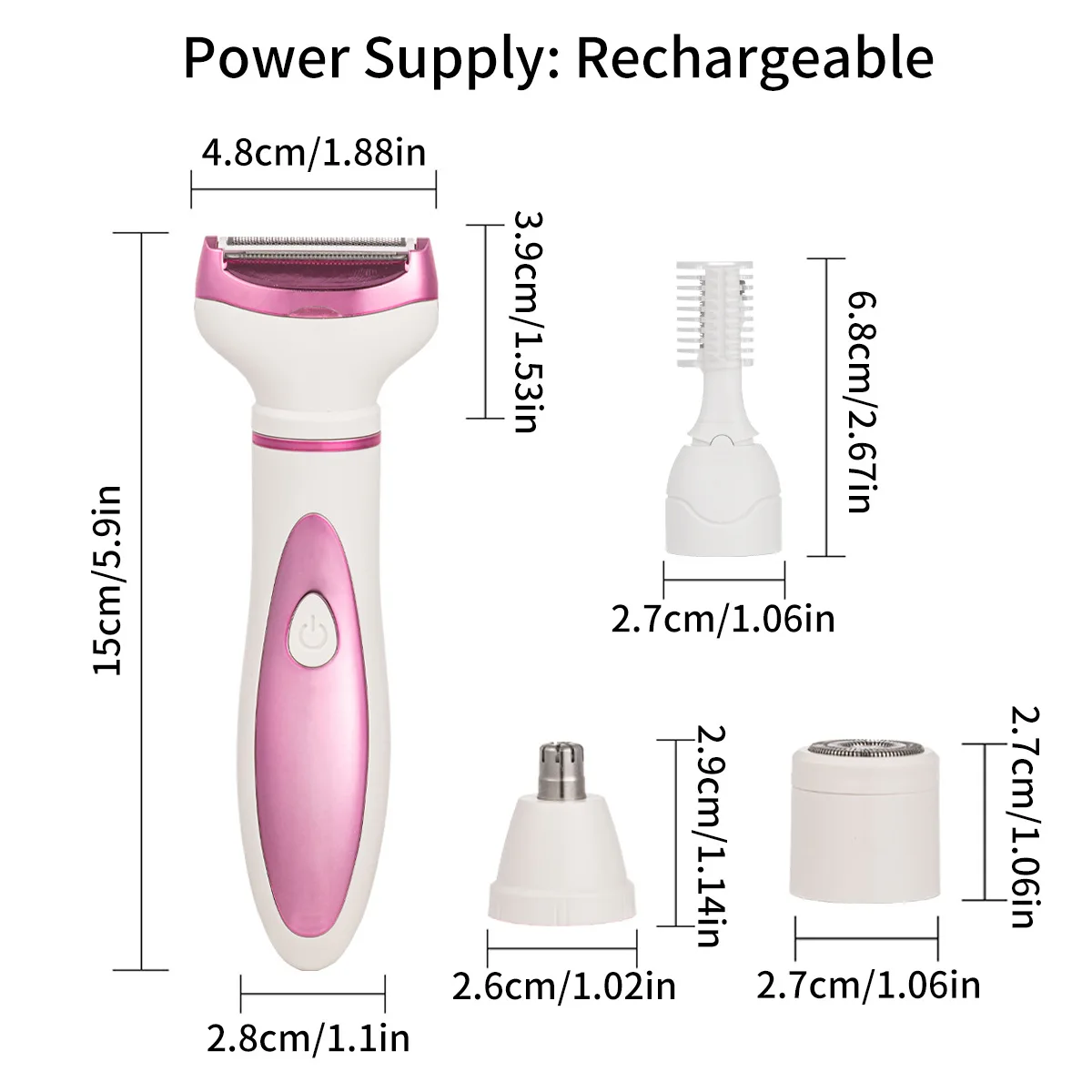 Female Shaver Hair removal Epilator Bikini Hair Trimmer Clippers Grooming Kit Razor Electric Shaver Shavers For women Ladies