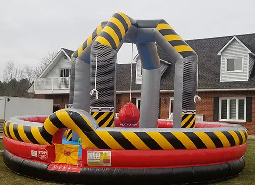 
Hit and run inflatable wrecking ball, inflatable basketball games 