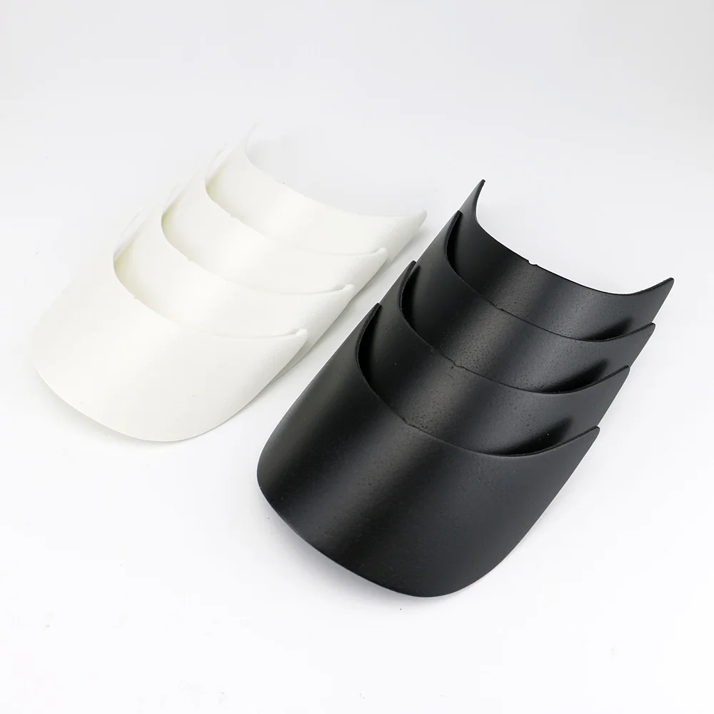 Factory supply PE material plastic visor cap hat brim inserts plastic base