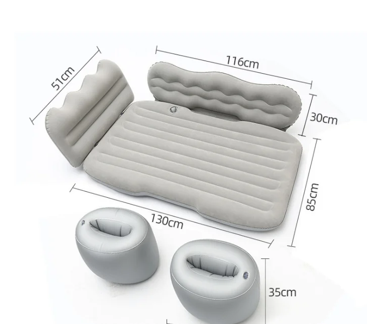 Latest hot selling mattress stylish beige and grey car inflatable bed wholesale