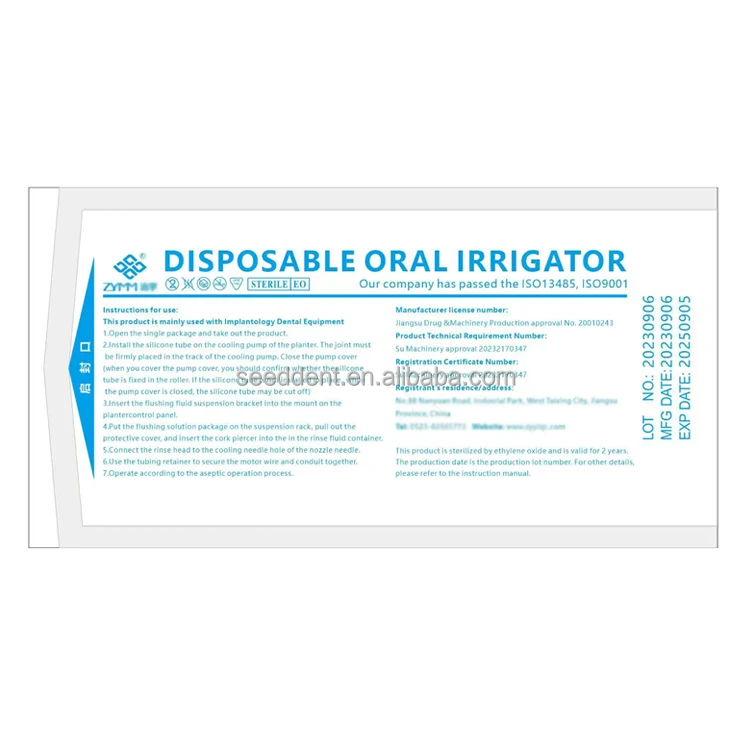 Economical Disposable Dental Implant Surgical Irrigation Tube Applicable To NSK And Various Brands Oral Irrigator