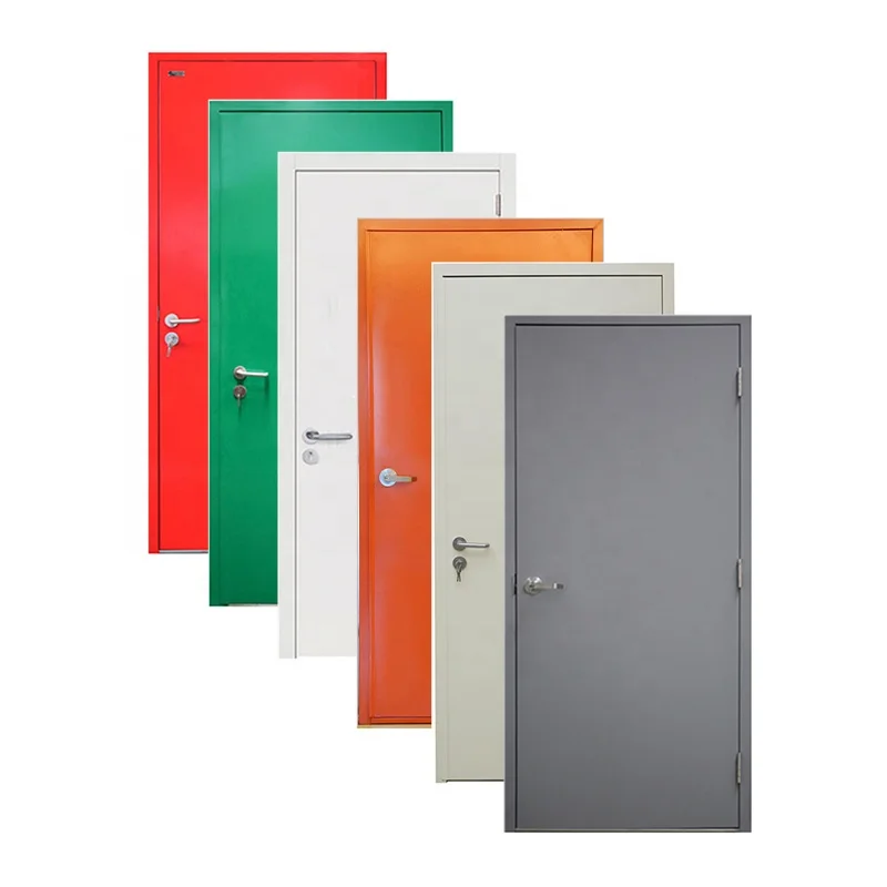 USA standard 90 minute fireproof low price UL listed approve hollow metal fire door