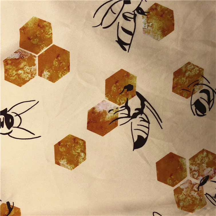 
Chinese custom digital print silk shantung fabric 