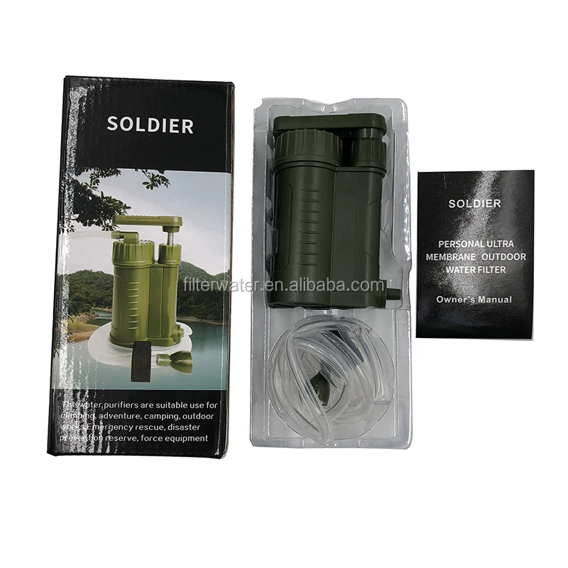 Factory Supply Drop-shipping Camping Tools Water Purifier Pump Water Filter Pump