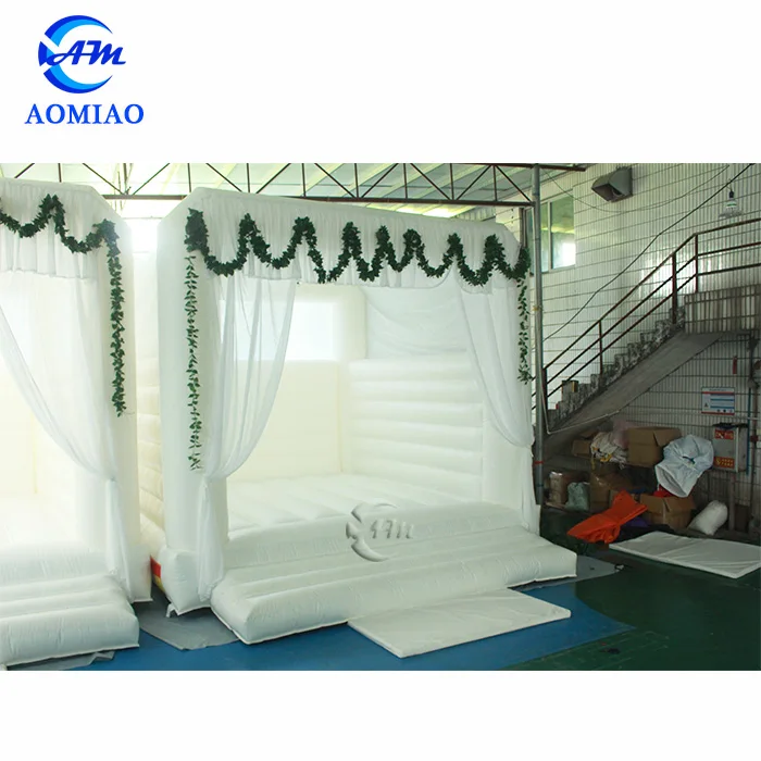 Надувная квадратная Свадебная палатка Aomiao, белый надувной замок для свадьбы, распродажа