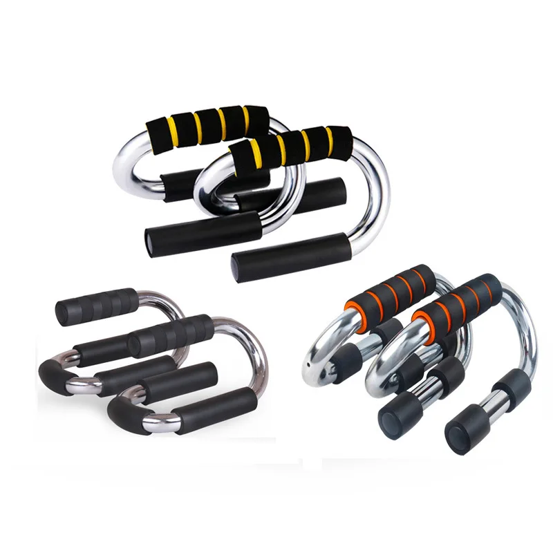 S-Shape Push Up Stand Support Rack Fitness Strength Chest Muscle Home Equipment Tool