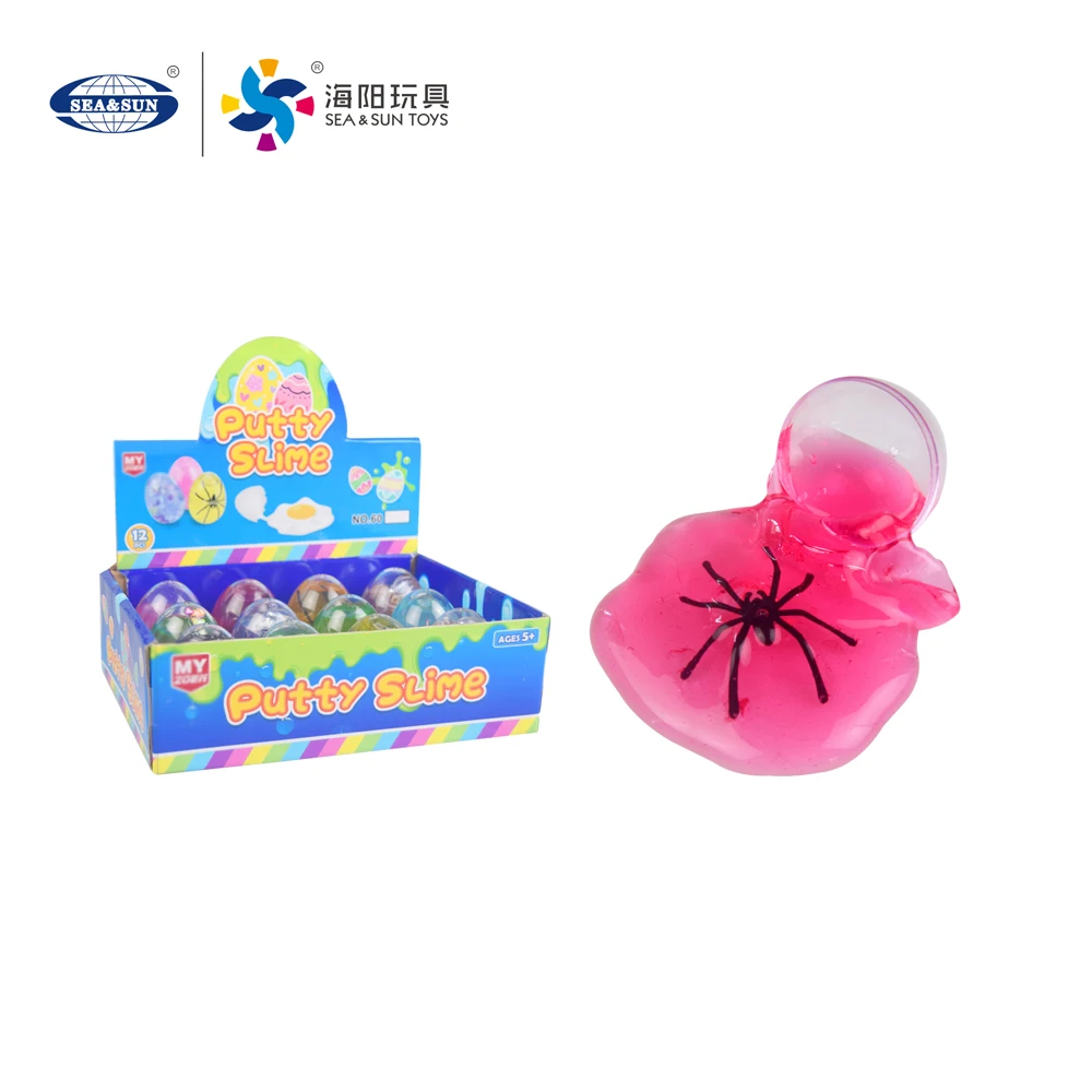 Wholesale KID TOY  easy to make Non-Toxic diy toy Egg Container Putty Slime for boy