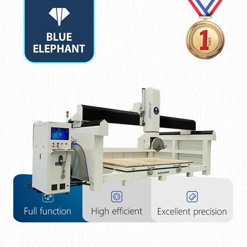 Factory direct supply cnc bridge saw 5 axis marble cutting cnc stone bridge saw machinery water jet quartz cutting machine