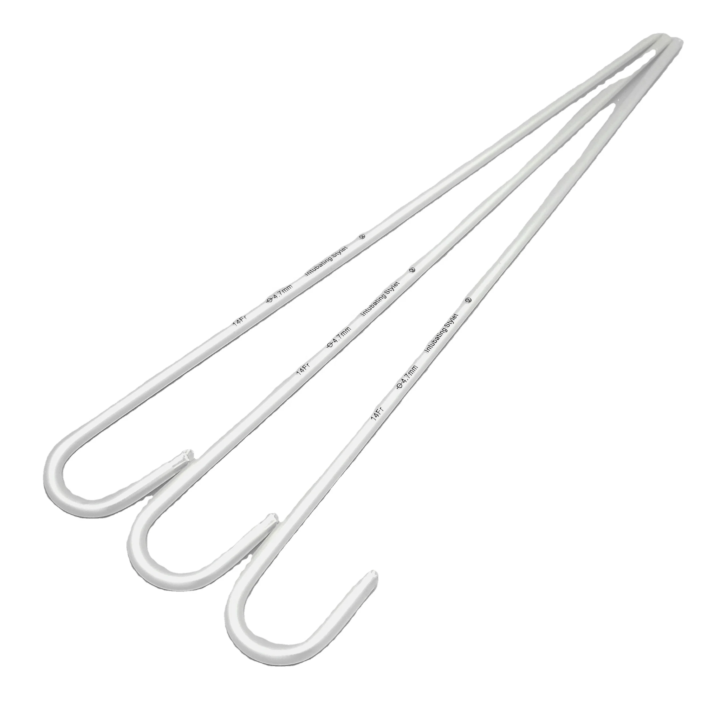 medical pvc intubation stylet with malleable aluminium