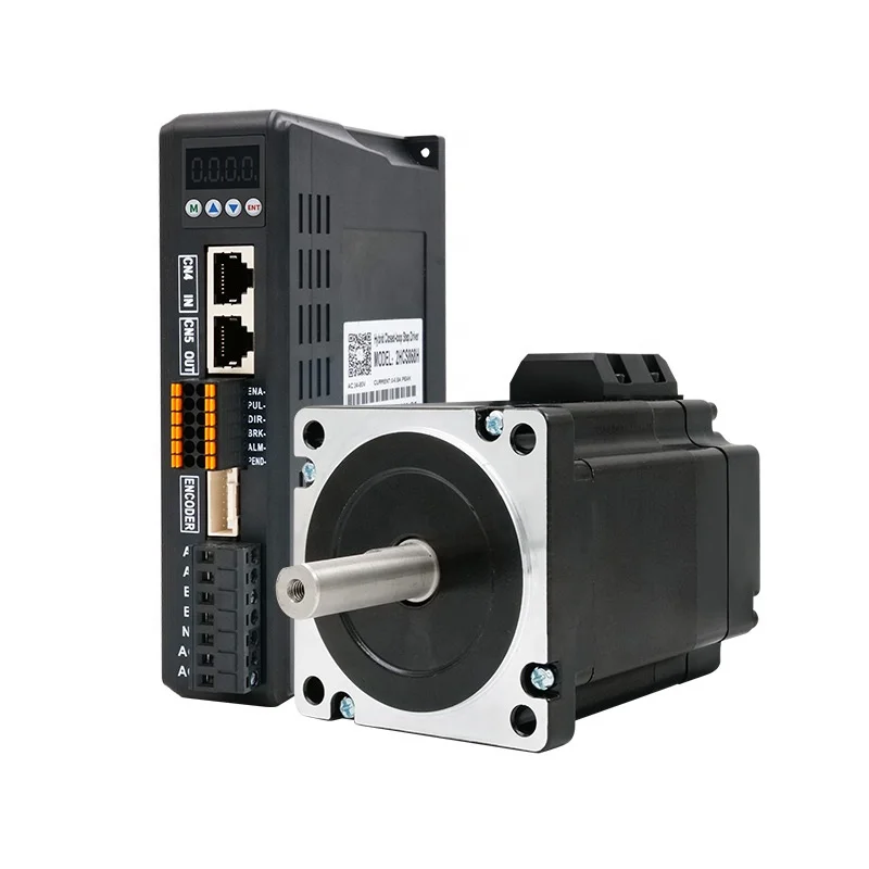 86J1880EC-1000-LS-14(K)+2HCS868H Hot Sale 2 Phase 4.5N.m cheap stepper motor for gym equipment