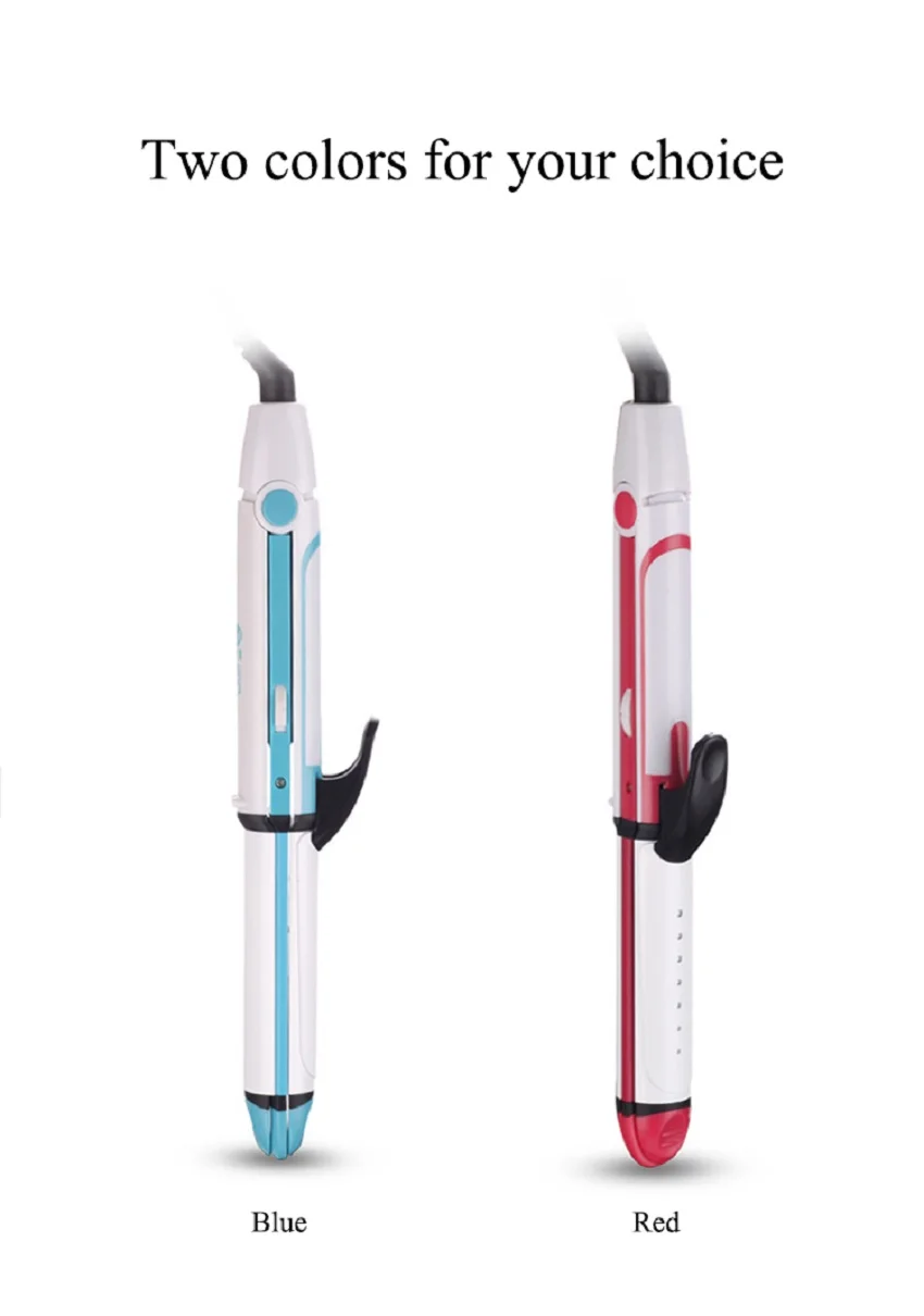 New 3 in 1 Hair Straightener And Curling Iron Heating Ceramic Curling Iron + Hair Straightener Flat Iron+Corn Plate Hair Curler