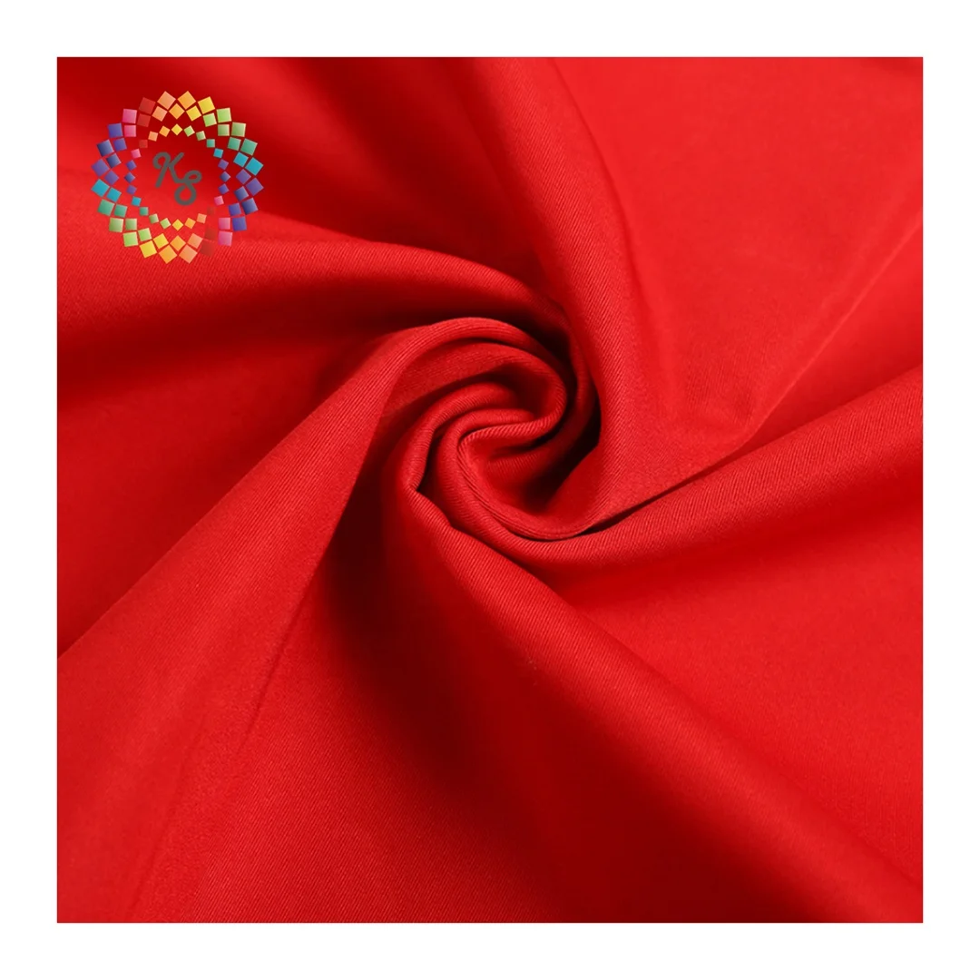 100% Polyester T400 3/3 Twill workwear Fabric