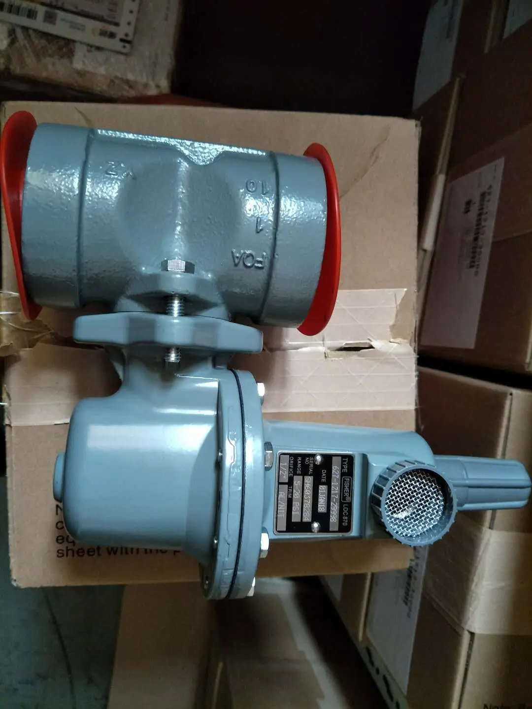 Fi-sher 627 Series Industrial Regulators for Pressure