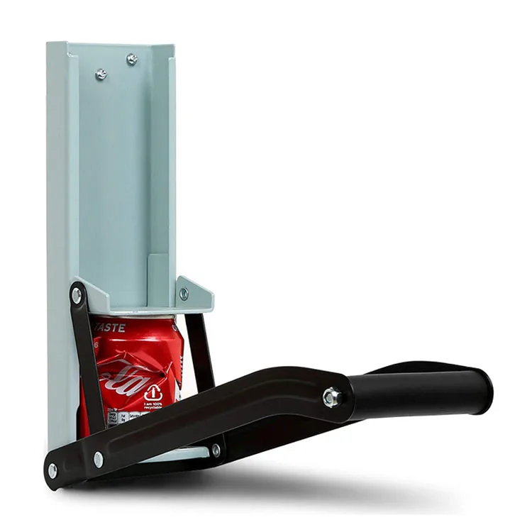 Hand 16oz Wall Mounted Dispensing Can Crusher Handheld Smasher Beer Soda Cans Crushing Recycling Tool Home Can Crusher