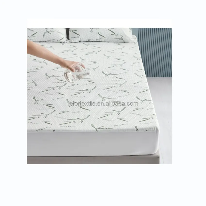 100% bamboo air layer mattress protector pillow protector pillow shell Bamboo mattress cover