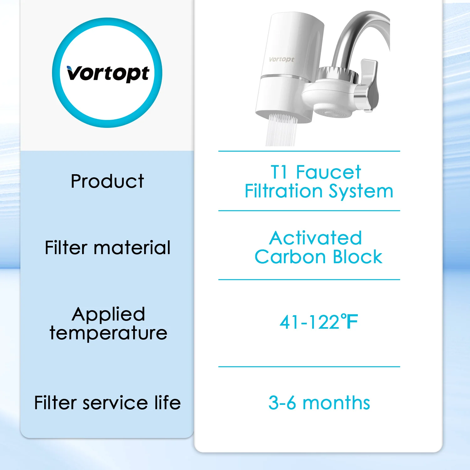 Home Health Tap Water Filter Faucet Water Purifier