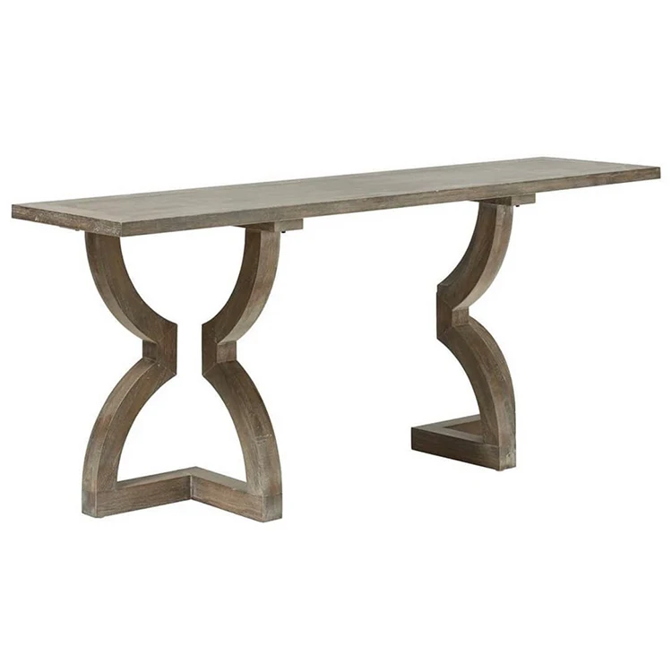 Wholesale Solid Oak Wooden Console Table Long Modern Console Table Luxury Console Table