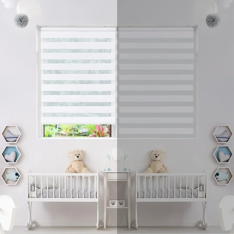 Wifi Tuya умные автоматические затемненные роликовые моторизованные жалюзи для окон офиса