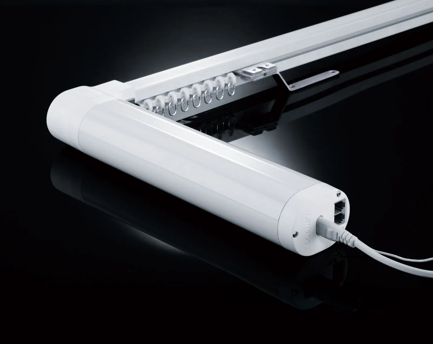 LANBOO Factory WiFi Smart Smart Home Electric Motorized Dooya Curtain Motor Splicing Sliding Rails Set