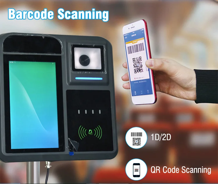 China Smart Bus Validator with NFC Reader and QR Code Scanner Support 4G GPS P18-Q