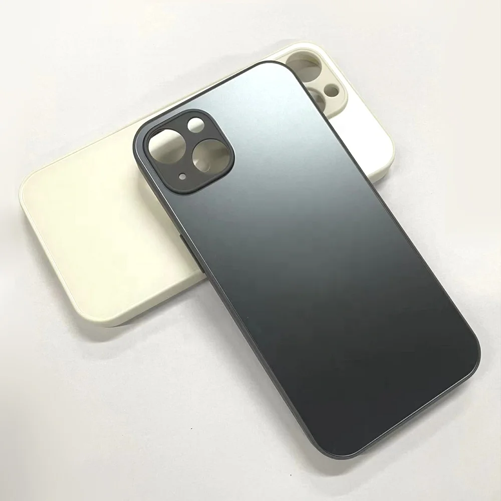 AG Frosted Glass Phone Case With Dustproof Speaker Design For iPhone 13 pro max Matte AG Glass Mobile Phone Case