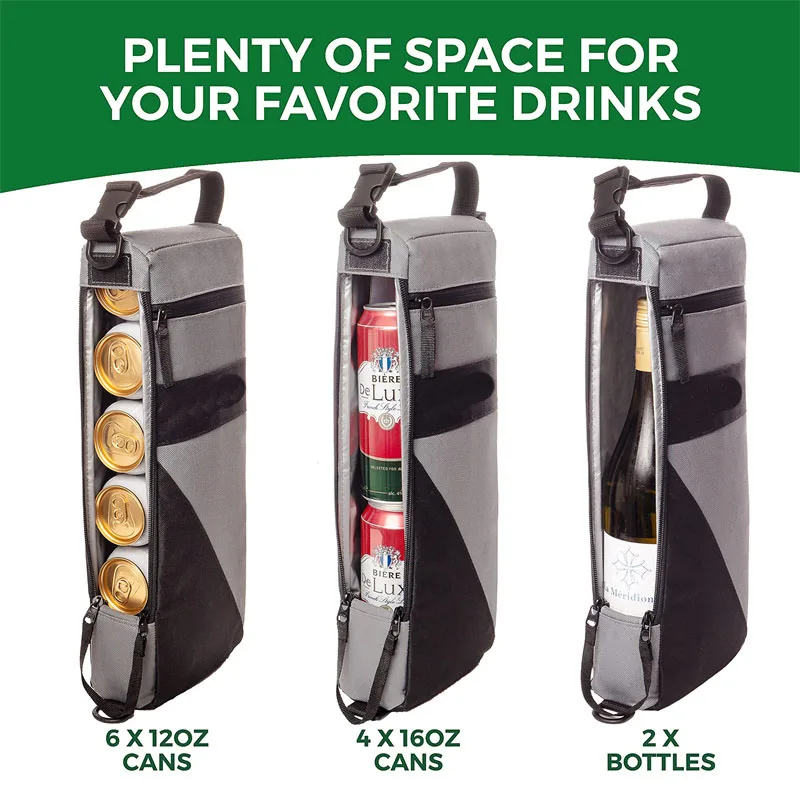 Golf Cooler Bag Plus Keeps Drinks Cold for Hours Insulated Beer Sleeve and Cooler Bag Golf Bag Cooler Insulated Hidden