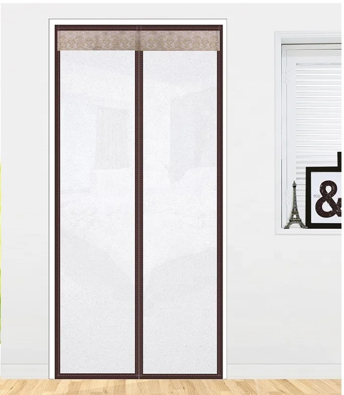Wind-proof EVA door curtain air lock EVA diy magnetic door screen PVC screen door