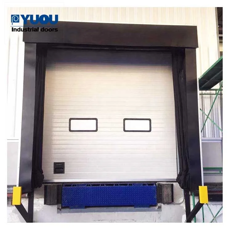 Low Cost Industrial manufacturer Sectional Pvc Retractable Container Automatic Mechanical Dock Shelters