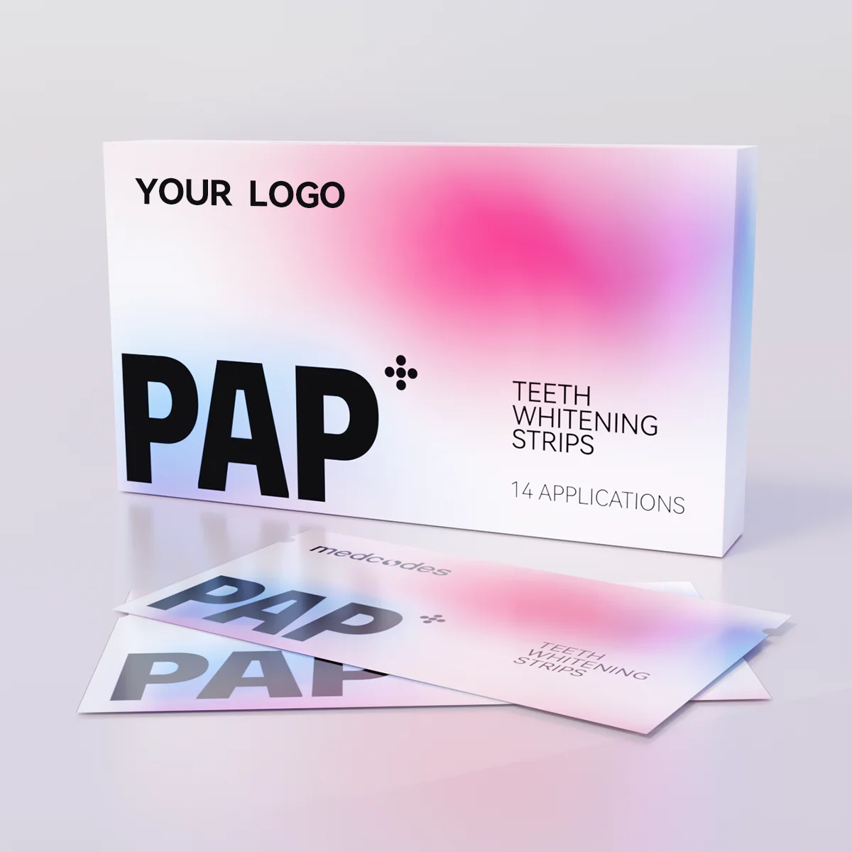 Private Label Pap V34 Purple Non Sensitive Teeth Whitening Strips Home Use Dental White Strips For Teeth Whitening