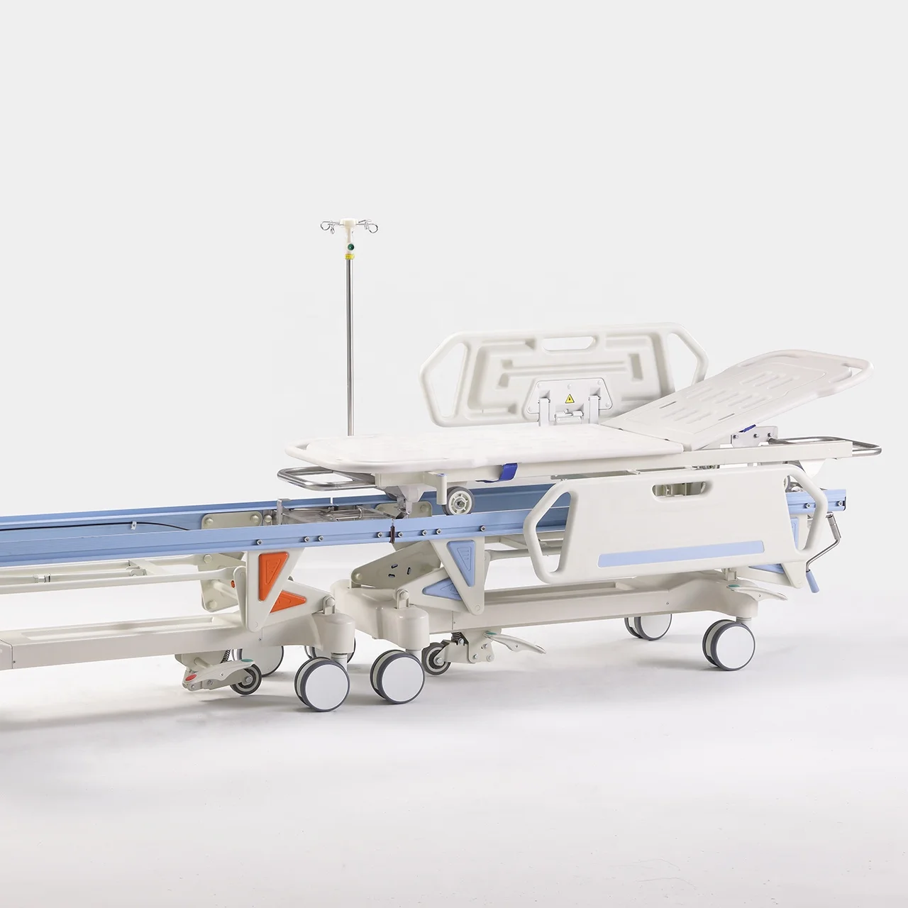 
E-4 Luxurious Patient Transfer Medical Manual Connecting Transfer Stretcher For Operation Room 