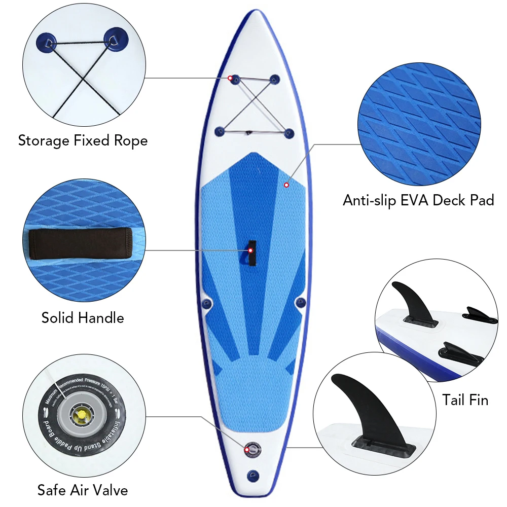 Manufacturers Surf Shop Inflatable Summer Swimming Surfboard Stand Up Non-slip Water Surfboard Surfing Board Combo for Adult