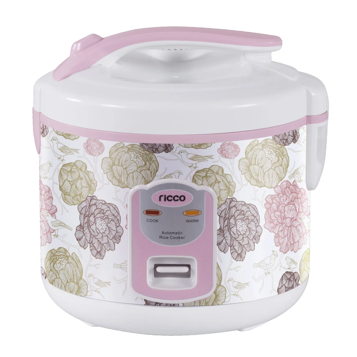 1.2L ELECTRICAL JAR RICE COOKER WITH FLOWER BODY