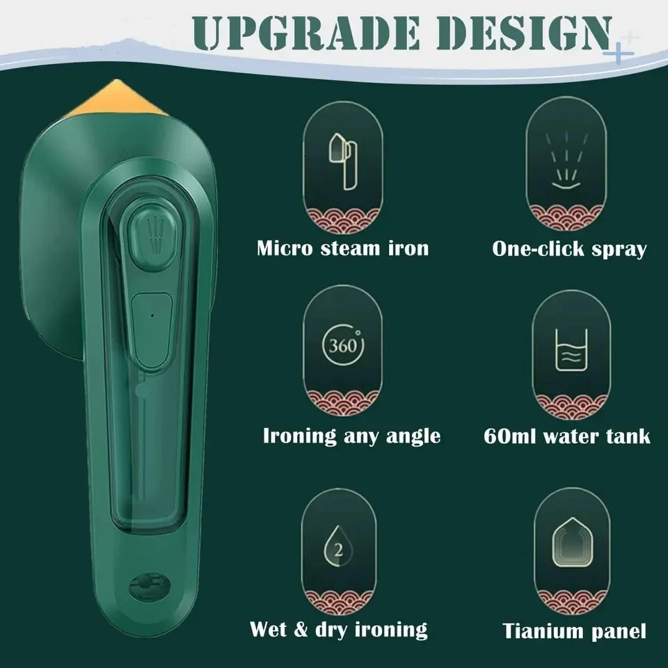 Cheap Dry Iron With Spray Home Use Handheld Portable household mini steam electric iron hanging ironing machine Garment Steamer