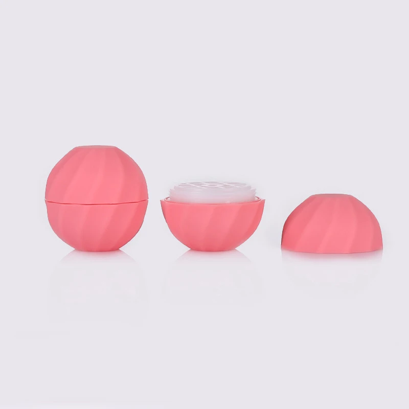7g custom Ball shape cute unique kid chapstick gold mini empty lip balm lipstick tubes lip balm stick containers