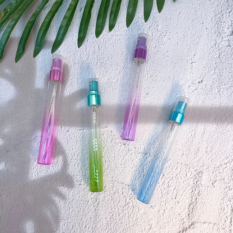wholesale design 5 10 15 ml clear empty luxury oil perfume spray bottle mist glass spray atomizer with gift box packaging