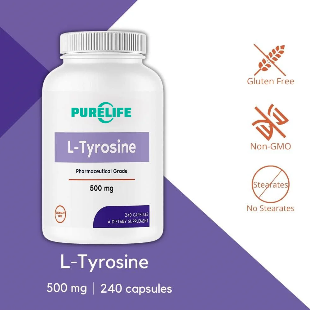 OEM Healthcare Supplement Amino Acid L Tyrosine Capsules