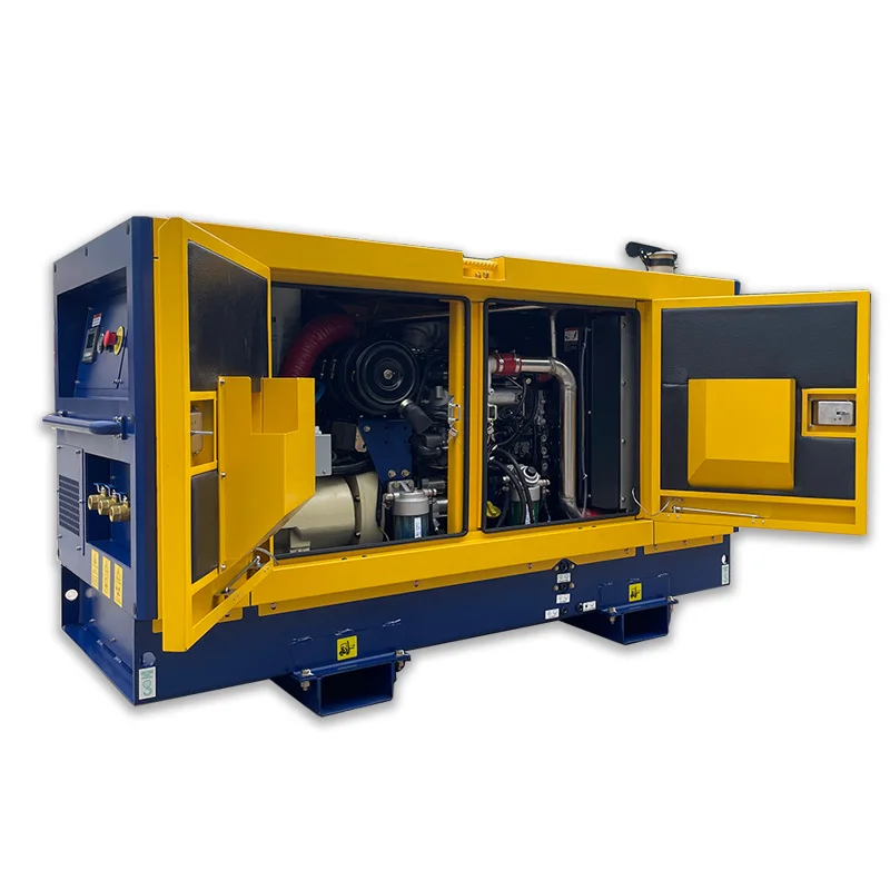 3.7m3 8bar 130CFM Stationary Screw Air Compressor Diesel Compressor by engine Perkins 404D-22